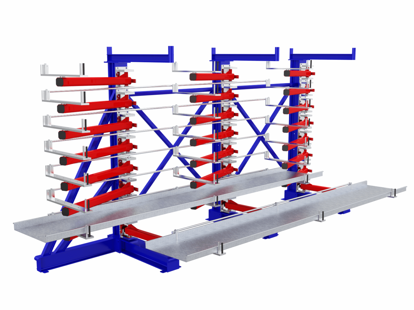 ArmStrong® Light (SwingOut) - Kragarmregal für Langgüter